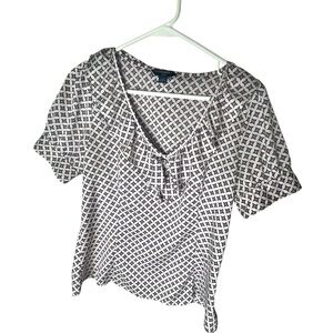 Banana Republic Blouse Ruffle Petite Med